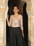 Beige Geo Angrakha Blouse